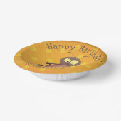 可愛いおもしろいゴキブリ漫画キャラクター ペーパーボウル (傾斜あり)