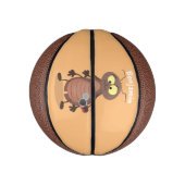 可愛いおもしろいゴキブリ漫画キャラクター ミニバスケットボール (縦)