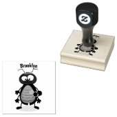 可愛いおもしろいゴキブリ漫画キャラクター ラバースタンプ (押印)