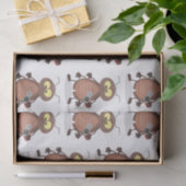 可愛いおもしろいゴキブリ漫画キャラクター 薄葉紙 (ギフト)