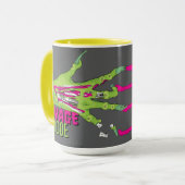 可愛いおもしろいサベージモードゾンビアンチドートロード マグカップ (正面左)