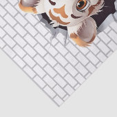 可愛いおもしろいタイガーカッブピーキングアウトデカップデコパージュパーティー 薄葉紙 (詳細)