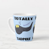 可愛いおもしろいタダーポールアニメイラストレーション カフェラテマグ (左アングル)