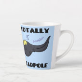 可愛いおもしろいタダーポールアニメイラストレーション カフェラテマグ (右)