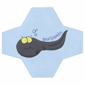 可愛いおもしろいタダーポールアニメイラストレーション サッカーボール (フラット)