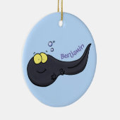 可愛いおもしろいタダーポールアニメイラストレーション セラミックオーナメント (右)