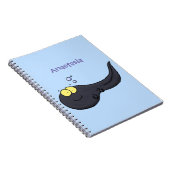 可愛いおもしろいタダーポールアニメイラストレーション ノートブック (右側)