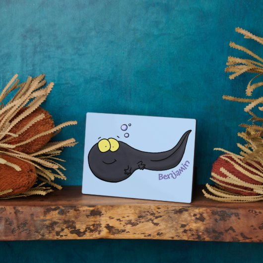 可愛いおもしろいタダーポールアニメイラストレーション フォトプラーク (側面)