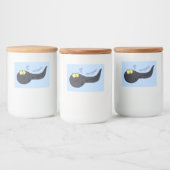 可愛いおもしろいタダーポールアニメイラストレーション フードラベル (ボトル)