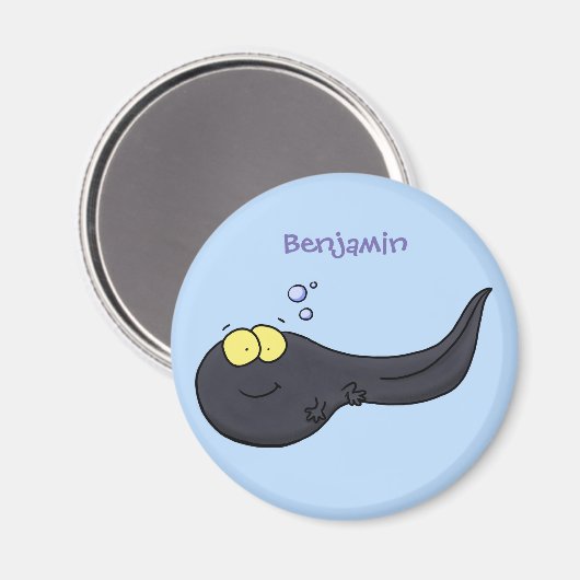 可愛いおもしろいタダーポールアニメイラストレーション マグネット (正面/裏面)