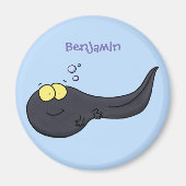 可愛いおもしろいタダーポールアニメイラストレーション マグネット (正面)