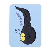 可愛いおもしろいタダーポールアニメイラストレーション マグネット (縦)