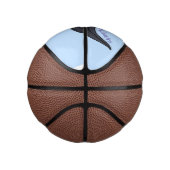 可愛いおもしろいタダーポールアニメイラストレーション ミニバスケットボール (右)