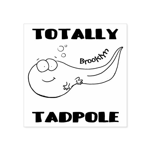 可愛いおもしろいタダーポールアニメイラストレーション ラバースタンプ (インプリント)