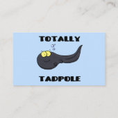 可愛いおもしろいタダーポールアニメイラストレーション 名刺 (裏面)