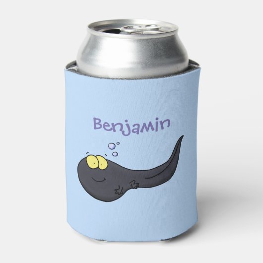 可愛いおもしろいタダーポールアニメイラストレーション 缶クーラー (缶正面)