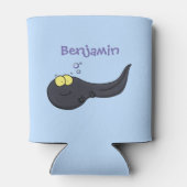 可愛いおもしろいタダーポールアニメイラストレーション 缶クーラー (裏面)