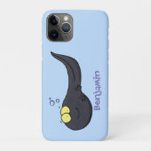 可愛いおもしろいタダーポールアニメイラストレーション Case-Mate iPhoneケース (裏)