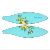 可愛いおもしろいチラシの海ドラゴン漫画イラストレーション ミニバスケットボール (パネル)