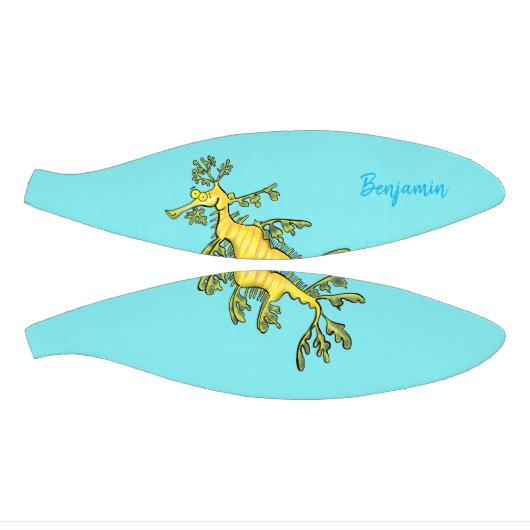 可愛いおもしろいチラシの海ドラゴン漫画イラストレーション ミニバスケットボール (パネル)