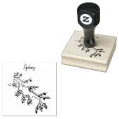 可愛いおもしろいチラシの海ドラゴン漫画イラストレーション ラバースタンプ (押印)