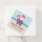 可愛いおもしろいトロピカルサンタプールフロート名 フェイバータグ (インサイチュ)