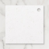 可愛いおもしろいトロピカルサンタプールフロート名 フェイバータグ (裏面)