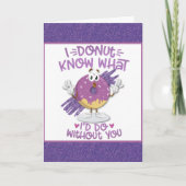 可愛いおもしろいドーナツ カード (正面)