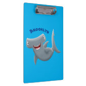 可愛いおもしろいハンマーヘッドシャーク漫画 クリップボード (右)