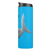 可愛いおもしろいハンマーヘッドシャーク漫画 タンブラー (回転右)