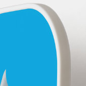 可愛いおもしろいハンマーヘッドシャーク漫画 ピックルボールラケット (左詳細)