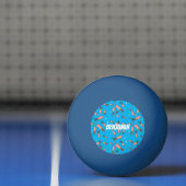 可愛いおもしろいピンクのイカ漫画 卓球ボール (ネット)