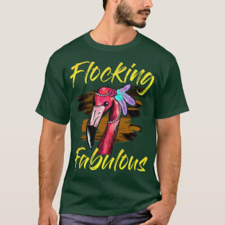 可愛いおもしろいファブリオなフラミンゴのパンチはlif tシャツ
