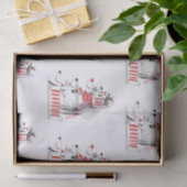 可愛いおもしろいフェスティバル犬メリークリスマス 薄葉紙 (ギフト)