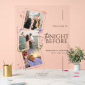 可愛いおもしろいフォトリハカスタムーサルディナー アクリルサイン (ウェディング)