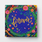 可愛いおもしろいフローラフォーエバーインスピリミティイーゼル フォトプラーク (正面)