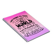 可愛いおもしろいプルシェ好き&コレクター向け引用文 ノートブック (右側)