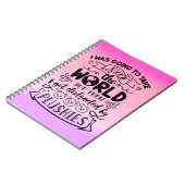 可愛いおもしろいプルシェ好き&コレクター向け引用文 ノートブック (左側)