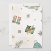 可愛いおもしろいメリーミステリーギフト交換パーティー 招待状 (裏面)