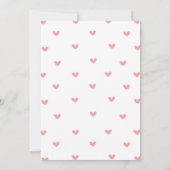 可愛いおもしろいモンスターベビーシャワー 招待状 (裏面)