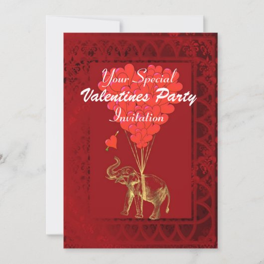 可愛いおもしろいロマン 招待状 (正面)