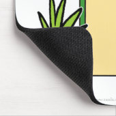 可愛いおもしろい光オフィスマウスパッド マウスパッド (コーナー)