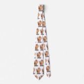 可愛いおもしろい大きなチップマンク漫画 ネクタイ (正面)