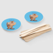 可愛いおもしろい大きなチップマンク漫画 ハンドファン (組立なし)