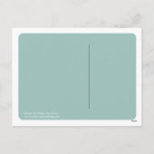 可愛いおもしろい太った鳥のクリスマス願い葉書 シーズンポストカード (裏面)