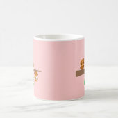 可愛いおもしろい女 コーヒーマグカップ (中央)