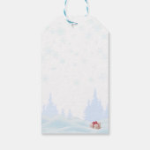 可愛いおもしろい小妖精や小人クリスマス特産ギフトラベル ギフトタグ (裏面)