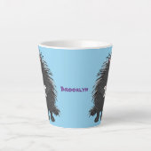 可愛いおもしろい山嵐遊の番所漫画 カフェラテマグ (正面)