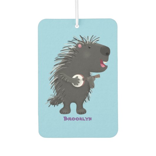 可愛いおもしろい山嵐遊の番所漫画 カーエアーフレッシュナー (正面)