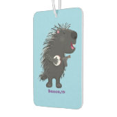 可愛いおもしろい山嵐遊の番所漫画 カーエアーフレッシュナー (左)